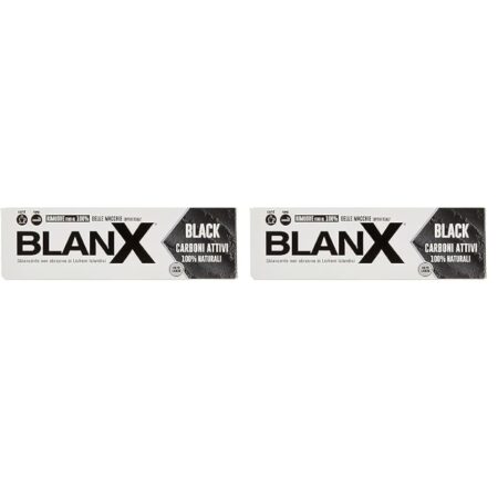 offerta a tempo: blanx dentifricio black 75ml, dentifricio sbiancante con licheni islandici e carboni — 30% da 7,90 € a 5,54 €