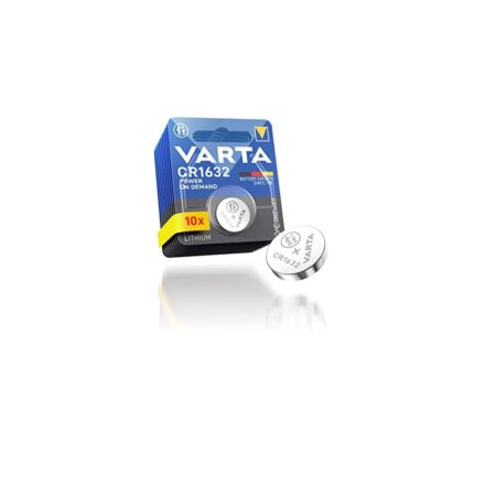 offerta a tempo: varta pile a bottone cr1632, confezione da 10 — 6% da 15,99 € a 15,05 €