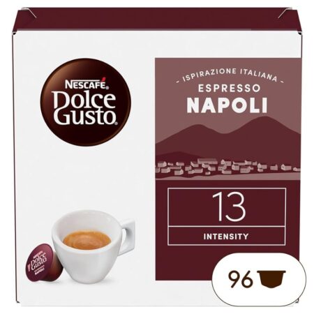 offerta a tempo: nescafÉ dolce gusto espresso napoli caffè, 6 confezioni da 16 capsule (96 capsule) — 27% da 29,94 € a 21,99 €