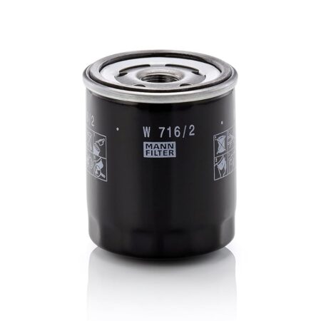 offerta a tempo: mann filter w 716/2 filtro dell'olio per autovetture + veicoli commeriali — 25% da 13,86 € a 10,40 €
