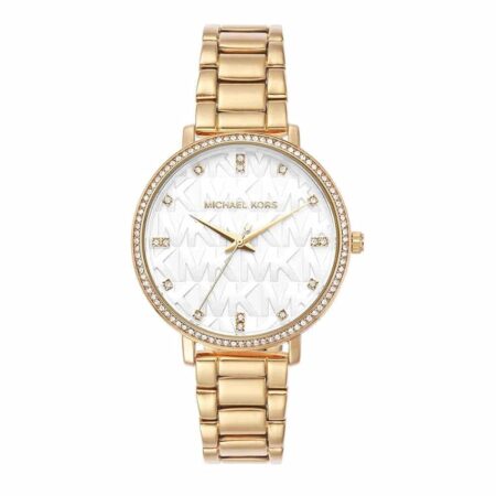 offerta a tempo: michael kors collezione pyper, colore oro — 47% da 189,00 € a 99,70 €