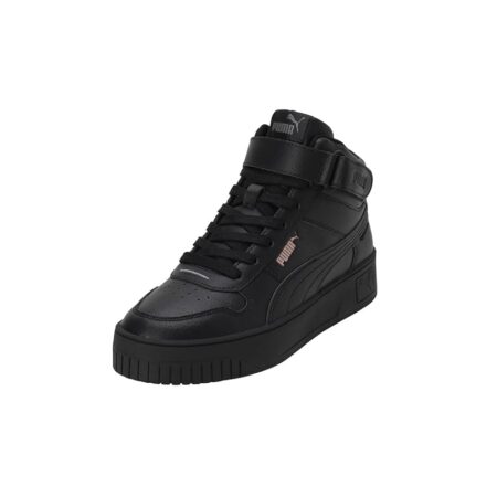 offerta a tempo: puma women carina street mid scarpe da ginnastica, puma black puma black rose gold — 28% da 79,95 € a 57,38 €