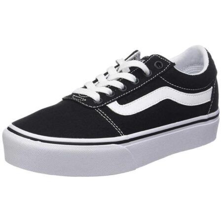 offerta a tempo: vans ward platform canvas scarpe da ginnastica basse donna, nero ((canvas) — 5% da 39,94 € a 37,94 €