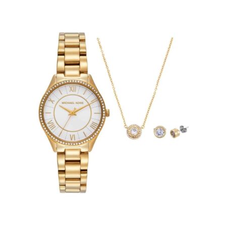 offerta a tempo: michael kors orologio + collana + orecchini da donna — 45% da 279,00 € a 153,80 €