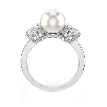 offerta a tempo: swarovski anello cocktail matrix, crystal pearl — 34% da 119,00 € a 78,18 €