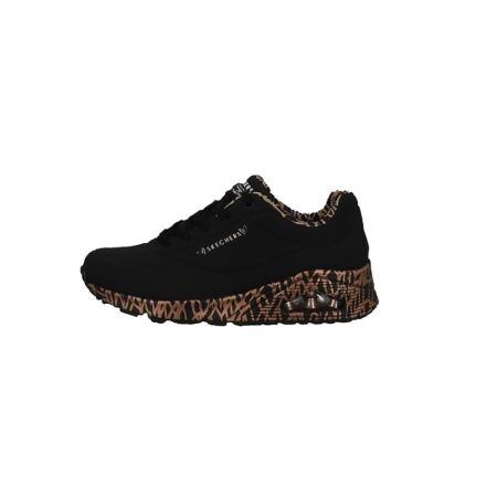 offerta a tempo: skechers sneaker uno love donna, finitura in oro rosa durabuck nero — 20% da 99,95 € a 79,96 €