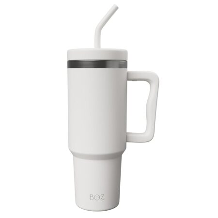 offerta a tempo: boz tazza termica con cannuccia da 1 litro bicchiere termico con cannuccia in acciaio inossidabile — 8% da 12,99 € a 11,99 €