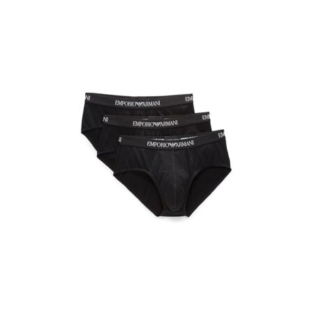 offerta a tempo: emporio armani men's basic pure cotton 3 pack brief, mutande uomo — 29% da 47,00 € a 33,28 €