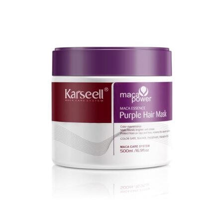 offerta a tempo: karseell viola maschera capelli 500ml, maschera antigiallo capelli biondi — 10% da 32,99 € a 29,69 €