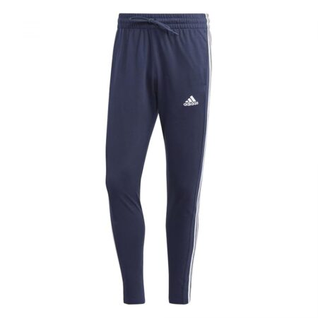 offerta a tempo: adidas essentials single jersey tapered open hem 3 stripes joggers — 13% da 45,00 € a 39,04 €