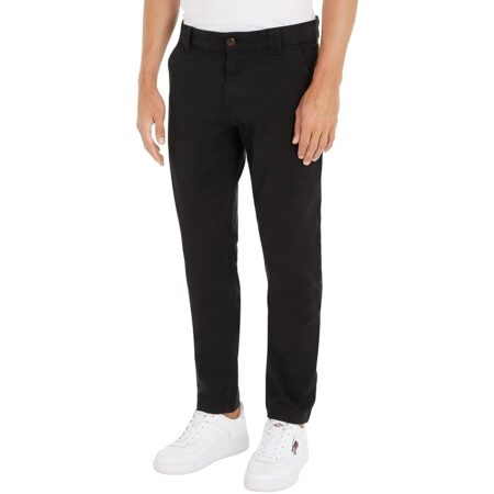 offerta a tempo: tommy jeans chino uomo tjm scanton chino pant slim fit, nero (black) — 40% da 99,90 € a 60,29 €