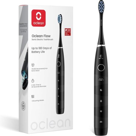 offerta a tempo: oclean spazzolino elettrico sonico flow, ricarica ogni 180 giorni — 13% da 26,83 € a 23,24 €