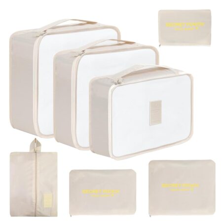 offerta a tempo: romon organizer valigia viaggio, 7 pezzi organizzatore valigia packing cube set viaggio — 15% da 12,99 € a 11,04 €