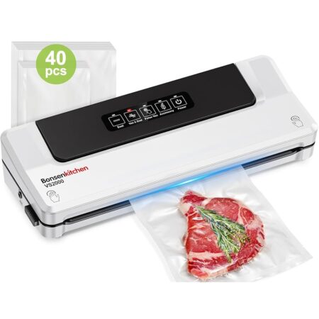 offerta a tempo: bonsenkitchen macchina sottovuoto per alimenti 4 in 1 macchina sottovuoto per la — 15% da 39,99 € a 33,99 €