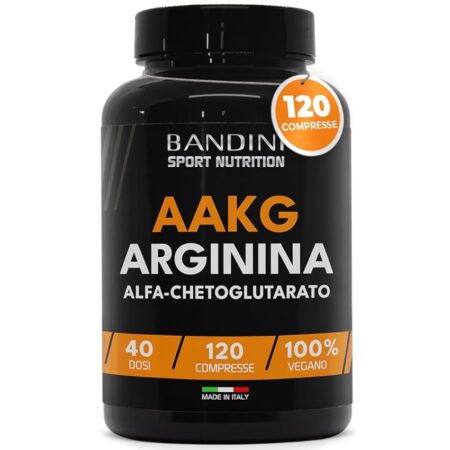 offerta a tempo: bandini® aakg arginina alfa ketoglutarato in rapporto 2:1 120 compresse 100% vegan — 15% da 18,90 € a 15,99 €
