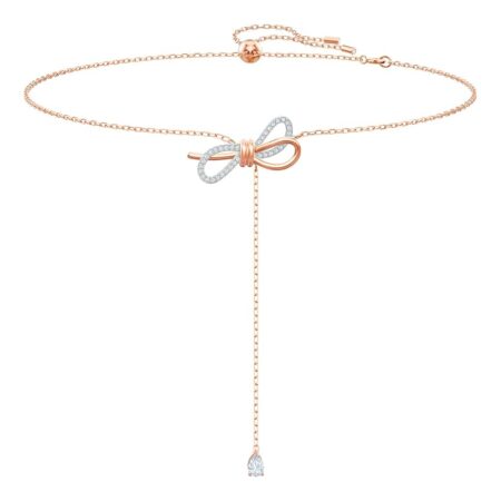 offerta a tempo: swarovski collana lifelong bow, fiocco — 39% da 125,00 € a 76,12 €