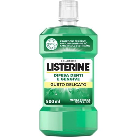 offerta a tempo: listerine collutorio 500ml — 44% da 4,99 € a 2,79 €