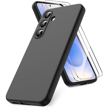 offerta a tempo: vansdon cover compatibile con samsung galaxy s25, 2 pellicola protettiva in vetro temperato — 12% da 10,99 € a 9,69 €