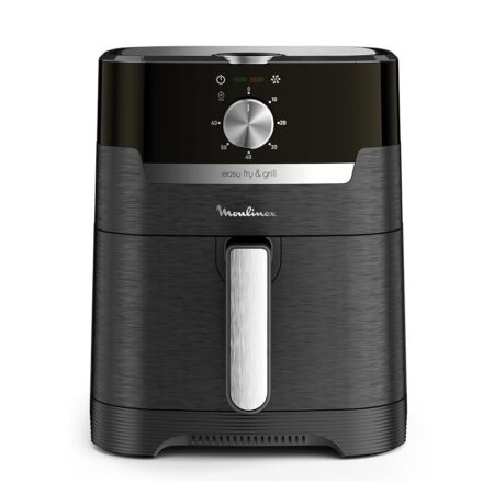 offerta a tempo: moulinex easy fry & grill, inox digitale friggitrice ad aria calda e griglia — 26% da 79,90 € a 58,90 €