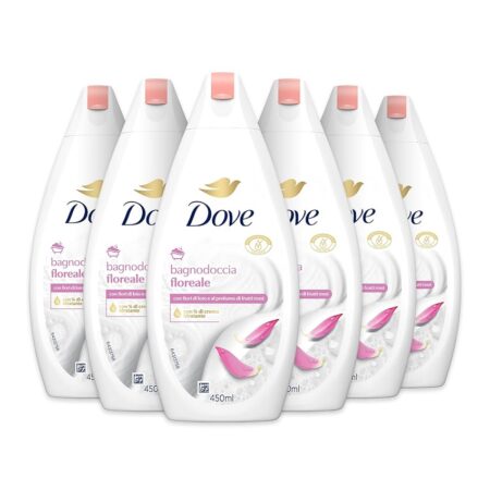 offerta a tempo: dove bagnodoccia floreale, idratante dermo naturale — 40% da 19,74 € a 11,94 €