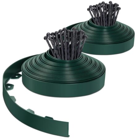 offerta a tempo: vounot® bordo giardino flessibile, bordi aiuole plastica — 27% da 59,99 € a 43,66 €