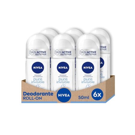 offerta a tempo: nivea deodorante roll on 6 pezzi — 57% da 22,14 € a 9,49 €