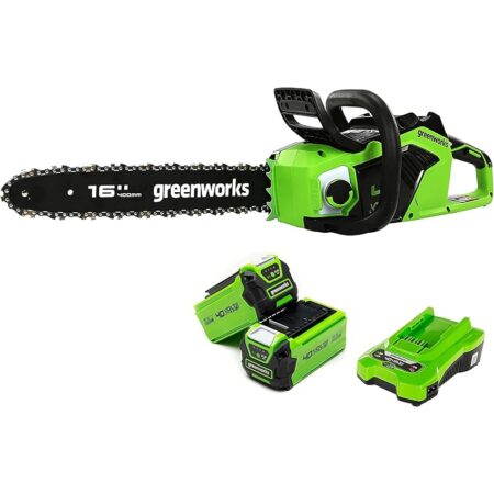 offerta a tempo: greenworks gd40cs18k2x motosega a batteria con motore brushless — 25% da 359,99 € a 269,99 €