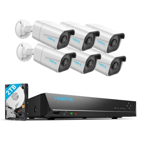 offerta a tempo: reolink 4k kit videosorveglianza poe, rilevamento intelligente di uomo e veicolo — 25% da 799,99 € a 599,99 €