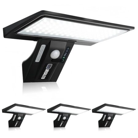 offerta a tempo: jesled luce solare con 90 led, lampada solare da esterno con sensore di movimento — 24% da 79,99 € a 60,79 €