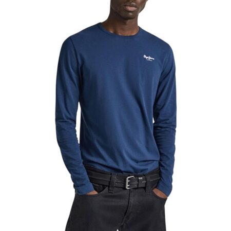 offerta a tempo: pepe jeans original basic maglietta a maniche lunghe slim fit uomo — 37% da 29,90 € a 18,97 €
