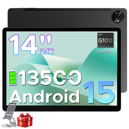 offerta a tempo: doogee tab e3 max 2.1k tablet 14 pollici, 32gb+256gb(2tb tf) — 5% da 279,99 € a 265,99 €