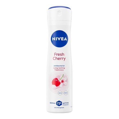 offerta a tempo: nivea deodorante spray fresh cherry 150 ml, deodorante donna antitraspirante per una — 33% da 3,99 € a 2,69 €