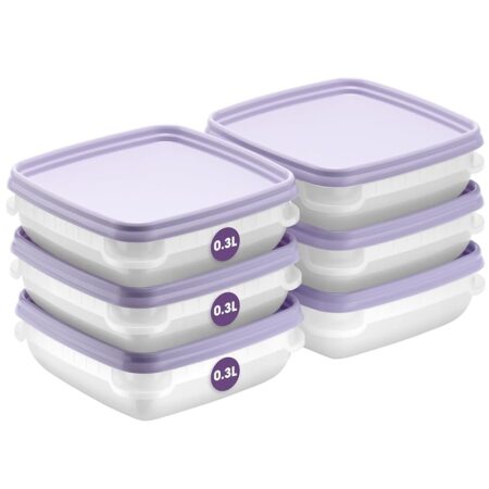 offerta a tempo: smartstore set di 6 contenitori per alimenti adatti al microonde — 52% da 11,44 € a 5,54 €