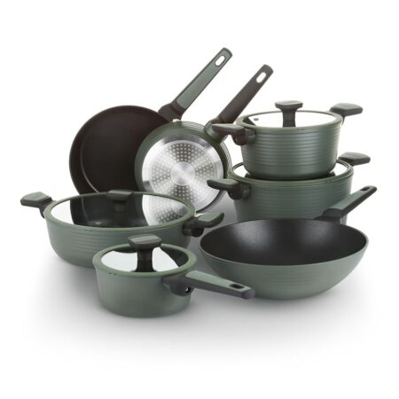 offerta a tempo: kasanova batteria di pentole e padelle antiaderenti 11 pezzi — 39% da 179,00 € a 109,00 €