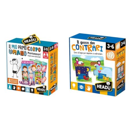 offerta a tempo: headu primo corpo umano montessori, multicolore — 12% da 24,58 € a 21,58 €