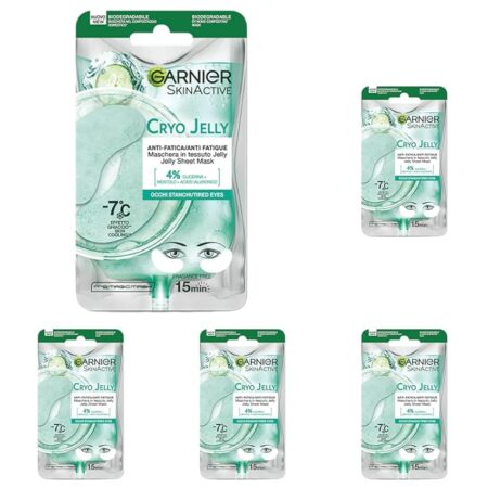 offerta a tempo: garnier skinactive maschera occhi hyaluronic cryo jelly, anti — 16% da 17,45 € a 14,60 €