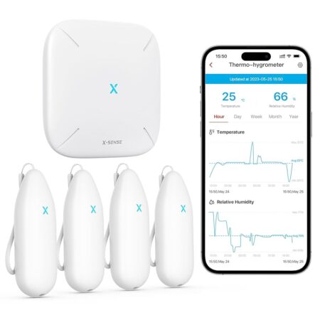 offerta a tempo: x sense termometro igrometro wlan interno, monitoraggio temperatura e umidità via app — 20% da 69,99 € a 55,99 €