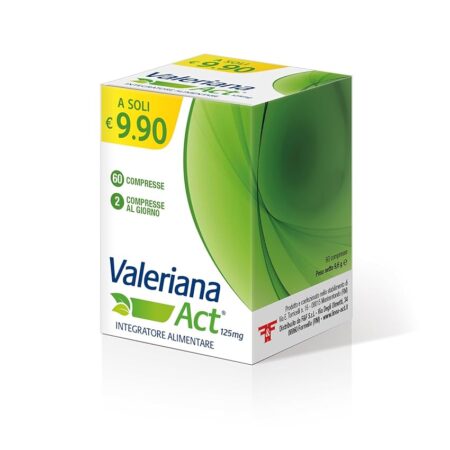 offerta a tempo: valeriana act 125mg — 25% da 9,90 € a 7,42 €