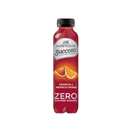 offerta a tempo: san benedetto succoso zero alla arancia rossa 400ml — 39% da 0,89 € a 0,54 €