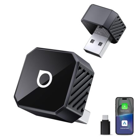 offerta a tempo: ottocast mini pot 2025, adattatore wireless 2 in 1 per carplay e android auto — 33% da 89,99 € a 59,99 €