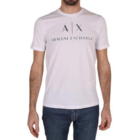offerta a tempo: armani exchange uomo t shirt, bianco (bianco 1100) — 30% da 40,00 € a 28,00 €