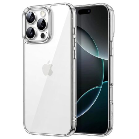 offerta a tempo: jetech cover per iphone 16 pro 6,3 pollici, anti ingiallimento antiurto cellulare paraurti custodia — 10% da 10,99 € a 9,92 €