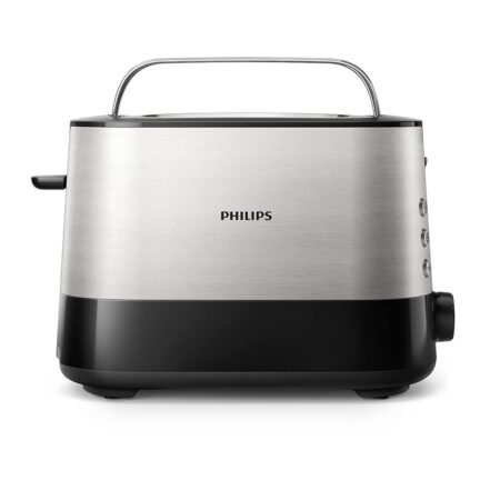 offerta a tempo: philips viva collection tostapane – 2 ampi alloggiamenti per fette spesse o sottili — 11% da 54,93 € a 48,82 €