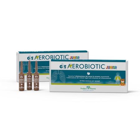 offerta a tempo: prodeco pharma 2 confezioni gse aerobiotic junior 10 fiale per aerosol — 5% da 24,90 € a 23,65 €