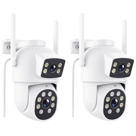 offerta a tempo: reobiux 3k telecamera wi fi esterno con doppia lente, videocamera sorveglianza esterno — 25% da 89,99 € a 67,68 €