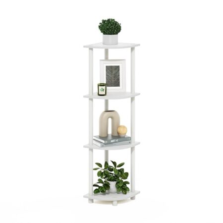 offerta a tempo: furinno turn n tube scaffale multiuso espositore angolare a 4 livelli — 37% da 47,52 € a 29,99 €
