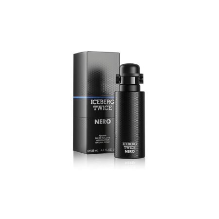 offerta a tempo: iceberg twice nero man – eau de toilette 125 ml, profumo da uomo dalle note woody oriental — 37% da 25,00 € a 15,70 €