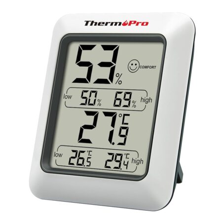 offerta a tempo: thermopro tp50 termometro igrometro digitale per ambiente misuratore di umidità e — 22% da 12,99 € a 10,19 €