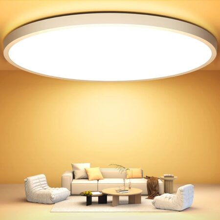offerta a tempo: ouila plafoniera led soffitto 24w, Ø30cm 3000k lampadario 2400lm moderna rotonda da — 38% da 39,99 € a 24,69 €