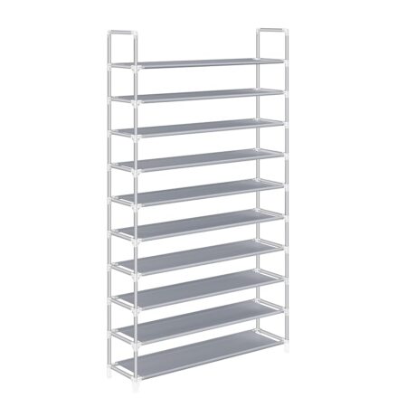 offerta a tempo: songmics scarpiera a 10 livelli, scaffale portascarpe — 32% da 33,49 € a 22,77 €